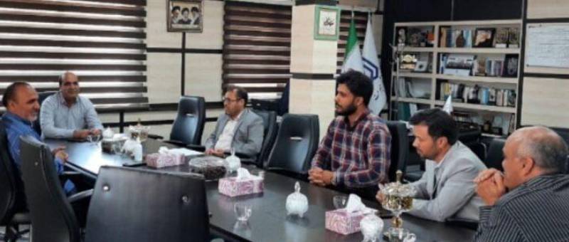 نشست بسیج دانشجویی با ریاست دانشگاه جیرفت